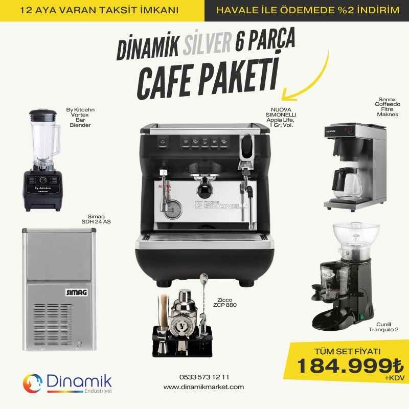 DİNAMİK SİLVER 6 PARÇA CAFE PAKETİ